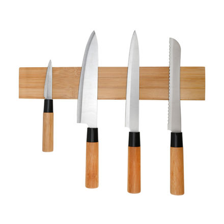 Εικόνα της ΜΑΓΝΗΤΙΚΗ ΒΑΣΗ BAMBOO ESSENTIALS ΓΙΑ ΕΡΓΑΛΕΙΑ ΚΟΥΖΙΝΑΣ 40x7x2.5cm