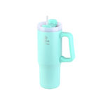 Εικόνα της ΘΕΡΜΟΣ STRAW TUMBLER XL SAVE THE AEGEAN 900ml BERMUDA GREEN