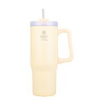 Εικόνα της ΘΕΡΜΟΣ STRAW TUMBLER XL SAVE THE AEGEAN 900ml LILY WHITE