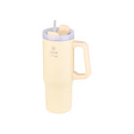 Εικόνα της ΘΕΡΜΟΣ STRAW TUMBLER XL SAVE THE AEGEAN 900ml LILY WHITE