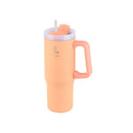 Εικόνα της ΘΕΡΜΟΣ STRAW TUMBLER XL SAVE THE AEGEAN 900ml PEACH FUZZ