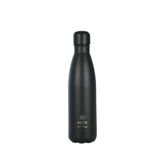 Εικόνα της ΘΕΡΜΟΣ FLASK LITE SAVE THE AEGEAN 500ml MIDNIGHT BLACK