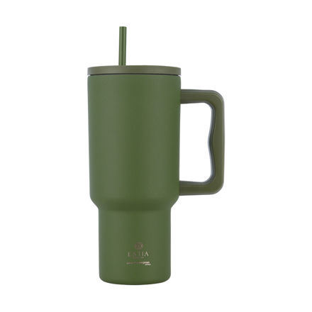Εικόνα της ΘΕΡΜΟΣ STRAW TUMBLER XL SAVE THE AEGEAN 900ml FOREST SPIRIT