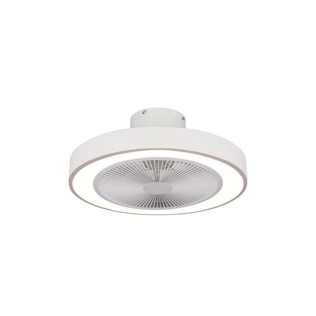 Εικόνα της ΑΝΕΜΙΣΤΗΡΑΣ ΟΡΟΦΗΣ HALO FLOW 50cm 15w ΜΕ CCT LED ΦΩΤΙΣΜΟ 45W & ΤΗΛΕΧΕΙΡΙΣΤΗΡΙΟ ΛΕΥΚΟΣ
