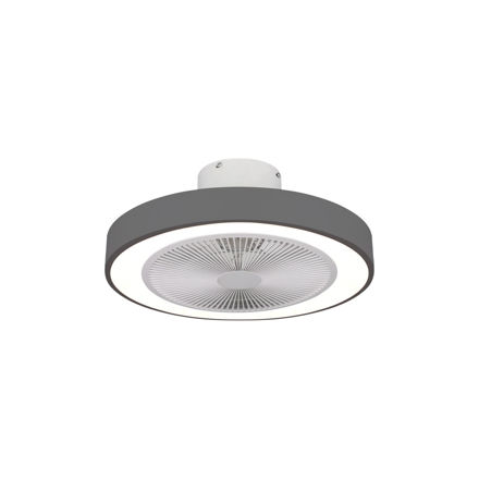 Εικόνα της ΑΝΕΜΙΣΤΗΡΑΣ ΟΡΟΦΗΣ HALO FLOW 50cm 15w ΜΕ CCT LED ΦΩΤΙΣΜΟ 45W & ΤΗΛΕΧΕΙΡΙΣΤΗΡΙΟ ΓΚΡΙ