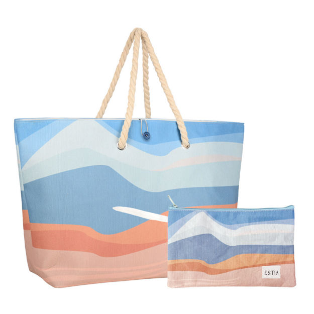 Εικόνα της ΤΣΑΝΤΑ ΘΑΛΑΣΣΗΣ SERENE SHORES 63x20x36cm ΜΕ ΤΣΑΝΤΑΚΙ
