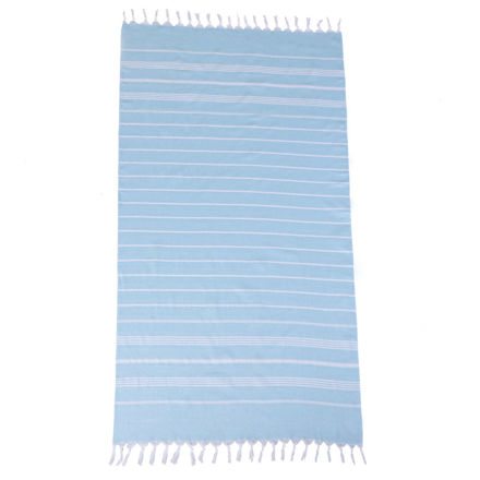 Εικόνα της ΠΕΤΣΕΤΑ ΘΑΛΑΣΣΗΣ AZURE STRIPES TIDES ΒΑΜΒΑΚΕΡΗ 80x170cm ΓΑΛΑΖΙΟ