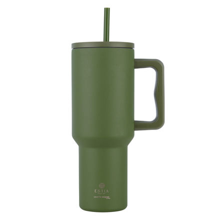 Εικόνα της ΘΕΡΜΟΣ STRAW TUMBLER XL SAVE THE AEGEAN 1200ml FOREST SPIRIT