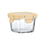 Εικόνα της ΦΑΓΗΤΟΔΟΧΕΙΟ CLICK&SEAL ΓΥΑΛΙΝΟ 160ml 18.9x14.5x6.7cm ΜΕ ΚΑΠΑΚΙ ΠΛΑΣΤΙΚΟ IVORY