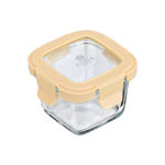 Εικόνα της ΦΑΓΗΤΟΔΟΧΕΙΟ CLICK&SEAL ΓΥΑΛΙΝΟ 160ml 18.9x14.5x6.7cm ΜΕ ΚΑΠΑΚΙ ΠΛΑΣΤΙΚΟ IVORY