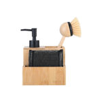 Εικόνα της ΔΟΧΕΙΟ ΥΓΡΟΥ ΠΙΑΤΩΝ BAMBOO ESSENTIALS ΜΕ ΣΦΟΥΓΓΑΡΙΑ ΚΑΙ ΒΟΥΡΤΣΑ