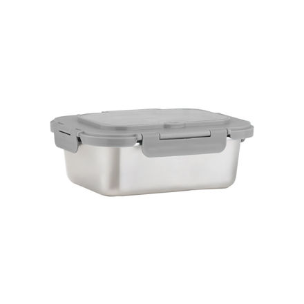 Εικόνα της ΦΑΓΗΤΟΔΟΧΕΙΟ ΑΝΟΞΕΙΔΩΤΟ 1200ml ΜΕ ΚΟΥΤΑΛΙ, ΠΙΡΟΥΝΙ & ΔΙΑΧΩΡΙΣΤΙΚΟ