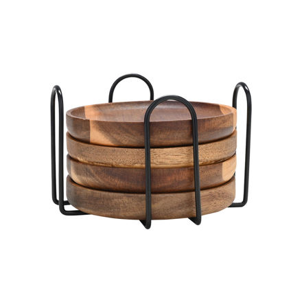 Εικόνα της ΣΟΥΒΕΡ ALLURE 10x1.5cm ΜΕ ΜΕΤΑΛΛΙΚΗ ΒΑΣΗ ΣΕΤ 4 ΤΕΜ.
