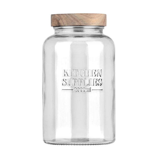 Εικόνα της ΔΟΧΕΙΟ ΑΠΟΘΗΚΕΥΣΗΣ ALLURE ΓΥΑΛΙΝΟ 2000ml 12x12x21.6cm