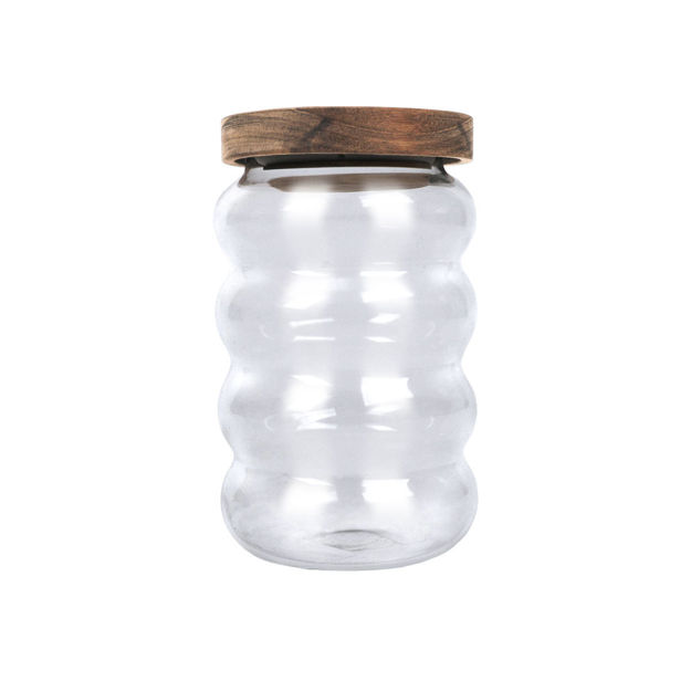 Εικόνα της ΔΟΧΕΙΟ ΑΠΟΘΗΚΕΥΣΗΣ ALLURE ΓΥΑΛΙΝΟ 700ml 9.5x9.5x15.8cm
