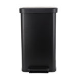 Εικόνα της ΚΑΔΟΣ ΑΠΟΡΡΙΜΑΤΩΝ FLATOP SOFT CLOSE 70lt ΜΑΤ ΜΑΥΡΟΣ