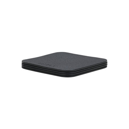Εικόνα της ΣΟΥΒΕΡ ALLURE PVC 10x10cm ΜΑΥΡΟ  ΣΕΤ 4 ΤΕΜ.