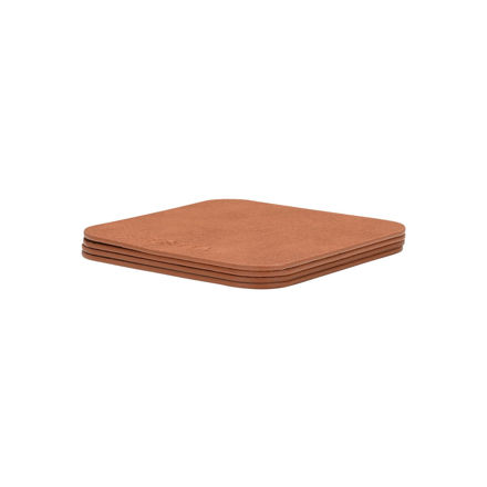 Εικόνα της ΣΟΥΒΕΡ ALLURE PVC 10x10cm ΚΑΦΕ  ΣΕΤ 4 ΤΕΜ.