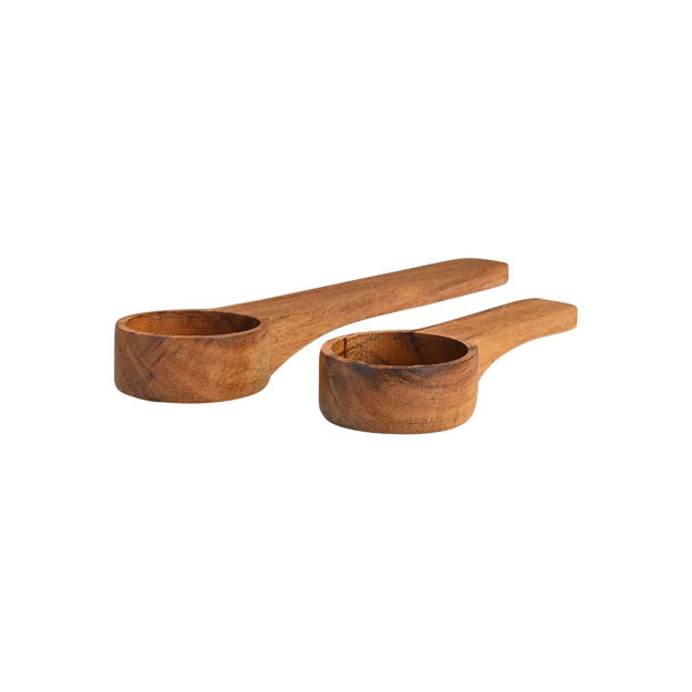 Εικόνα της ΞΥΛΙΝΗ ΜΕΖΟΥΡΑ ΚΟΥΖΙΝΑΣ ALLURE 16,7CM &10CM ΣΕΤ