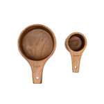 Εικόνα της ΞΥΛΙΝΗ ΜΕΖΟΥΡΑ ΚΟΥΖΙΝΑΣ ALLURE 13,7CM & 9,4CM ΣΕΤ