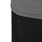 Εικόνα της ΚΑΛΑΘΙ ΑΠΛΥΤΩΝ BAMBOO ESSENTIALS ΠΤΥΣΣΟΜΕΝΟ ΟΡΘΟΓΩΝΙΟ 60lt ΜΑΥΡΟ ΝΕΑ ΠΛΕΞΗ
