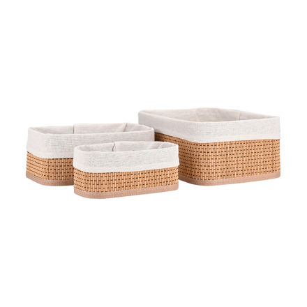 Εικόνα της ΚΑΛΑΘΙ ΟΡΓΑΝΩΣΗΣ BAMBOO ESSENTIALS ME ΕΠΕΝΔΥΣΗ ΣΕΤ 3ΤΕΜ. ΜΠΕΖ