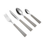 Εικόνα της ΣΕΤ ΜΑΧΑΙΡΟΠΙΡΟΥΝΑ HOMELY ΑΝΟΞΕΙΔΩΤΟ ΑΤΣΑΛΙ ΜΕ ΜΠΕΖ ΛΑΒΗ 18/0 24 ΤΕΜ.