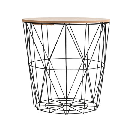 Εικόνα της ΒΟΗΘΗΤΙΚΟ ΤΡΑΠΕΖΑΚΙ HOMELY ΜΕ ΑΠΟΘΗΚΕΥΤΙΚΟ ΧΩΡΟ ΛΕΥΚΟ