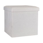 Εικόνα της ΣΚΑΜΠΟ CUBE TEDDY ΜΕ ΑΠΟΘΗΚΕΥΤΙΚΟ ΧΩΡΟ 38Χ38cm ΛΕΥΚΟ