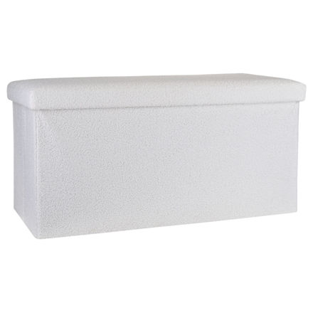 Εικόνα της ΣΚΑΜΠΟ CUBE TEDDY ΜΕ ΑΠΟΘΗΚΕΥΤΙΚΟ ΧΩΡΟ 76Χ38cm ΛΕΥΚΟ