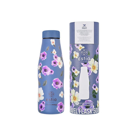 Εικόνα της ΘΕΡΜΟΣ TRAVEL FLASK SAVE THE AEGEAN 500ml GARDEN BLUE