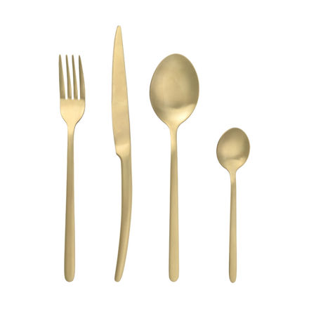 Εικόνα της ΣΕΤ ΜΑΧΑΙΡΟΠΙΡΟΥΝΑ CHAMPANGE ΑΝΟΞΕΙΔΩΤΟ ΑΤΣΑΛΙ 18/0 24 ΤΕΜ.