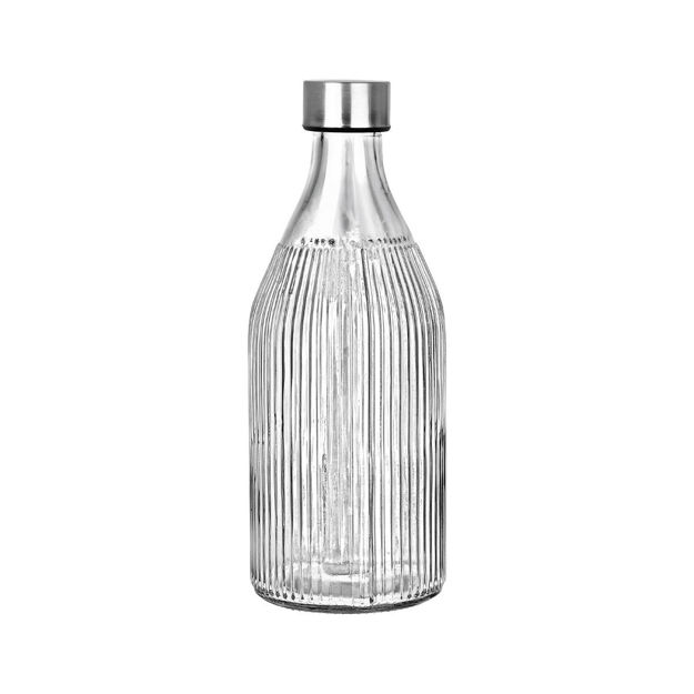 Εικόνα της ΜΠΟΥΚΑΛΙ ΓΥΑΛΙΝΟ 1000ml ΜΕ ΑΝΟΞΕΙΔΩΤΟ ΚΑΠΑΚΙ