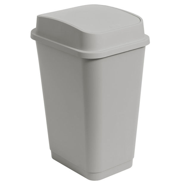 Εικόνα της ΚΑΔΟΣ ΑΠΟΡΡΙΜΑΤΩΝ FLIPTOP 2 50lt ΓΚΡΙ