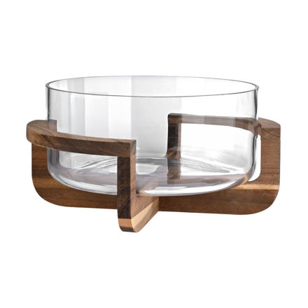 Εικόνα της ΣΑΛΑΤΙΕΡΑ ALLURE ΜΕ ΞΥΛΙΝΗ ΒΑΣΗ 30CM