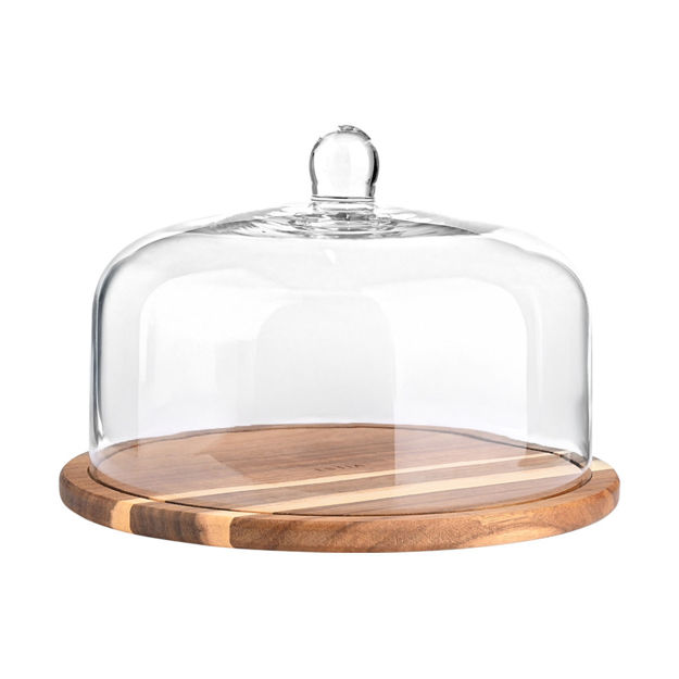 Εικόνα της ΤΟΥΡΤΙΕΡΑ ALLURE 30cm ΜΕ ΓΥΑΛΙΝΟ ΚΑΠΑΚΙ