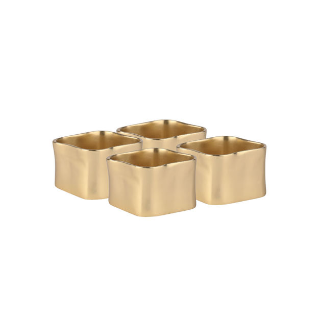 Εικόνα της ΚΡΙΚΟΙ ΠΕΤΣΕΤΑΣ ΜΕΤΑΛΛΙΚΟΙ ΧΡΥΣΟΙ 4,5x3cm ΣΕΤ 4ΤΕΜ.