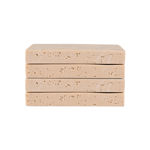 Εικόνα της ΣΟΥΒΕΡ ΜΕ ΟΨΗ TRAVERTINE 10x10cm ΣΕΤ 4ΤΕΜ.