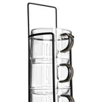 Εικόνα της ΚΟΥΠΕΣ ΓΥΑΛΙΝΕΣ ΜΕ ΜΕΤΑΛΛΙΚΗ ΒΑΣΗ ΣΕΤ 4x210ml