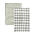 Εικόνα της ΠΕΤΣΕΤΑ ΚΟΥΖΙΝΑΣ CASA 45x65cm ΓΚΡΙ ΣΕΤ 2ΤΕΜ.