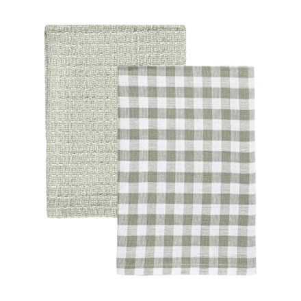 Εικόνα της ΠΕΤΣΕΤΑ ΚΟΥΖΙΝΑΣ CASA 45x65cm ΓΚΡΙ ΣΕΤ 2ΤΕΜ.