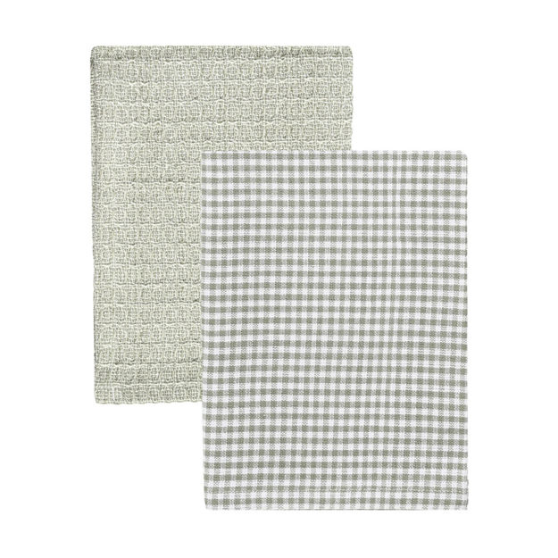 Εικόνα της ΠΕΤΣΕΤΑ ΚΟΥΖΙΝΑΣ PICCOLO 45x65cm ΓΚΡΙ ΣΕΤ 2ΤΕΜ.