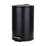 Εικόνα της ΧΑΡΤΟΔΟΧΕΙΟ ΜΠΑΝΙΟΥ CLASSIC SOFT CLOSE 5lt ΜΑΤ ΜΑΥΡΟ