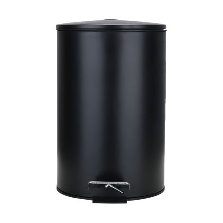 Εικόνα της ΧΑΡΤΟΔΟΧΕΙΟ ΜΠΑΝΙΟΥ CLASSIC SOFT CLOSE 12lt ΜΑΤ ΜΑΥΡΟ