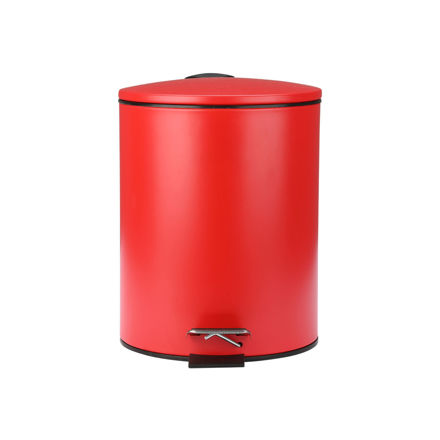 Εικόνα της ΧΑΡΤΟΔΟΧΕΙΟ ΜΠΑΝΙΟΥ CLASSIC SOFT CLOSE 5lt ΜΑΤ KOKKINO