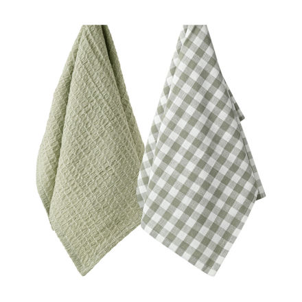 Εικόνα της ΠΕΤΣΕΤΑ ΚΟΥΖΙΝΑΣ CASA 45x65cm ΓΚΡΙ ΣΕΤ 2ΤΕΜ.