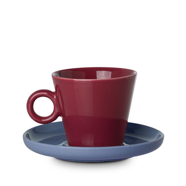 Εικόνα της ΦΛYΤΖΑΝΙ CAPPUCCINO CREAM NEW BONE 200ml ΚΟΚΚΙΝΟ ΜΕ ΜΠΛΕ ΠΙΑΤΑΚΙ