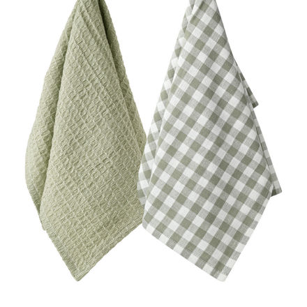 Εικόνα της ΠΕΤΣΕΤΑ ΚΟΥΖΙΝΑΣ CASA 45x65cm ΓΚΡΙ ΣΕΤ 2ΤΕΜ.