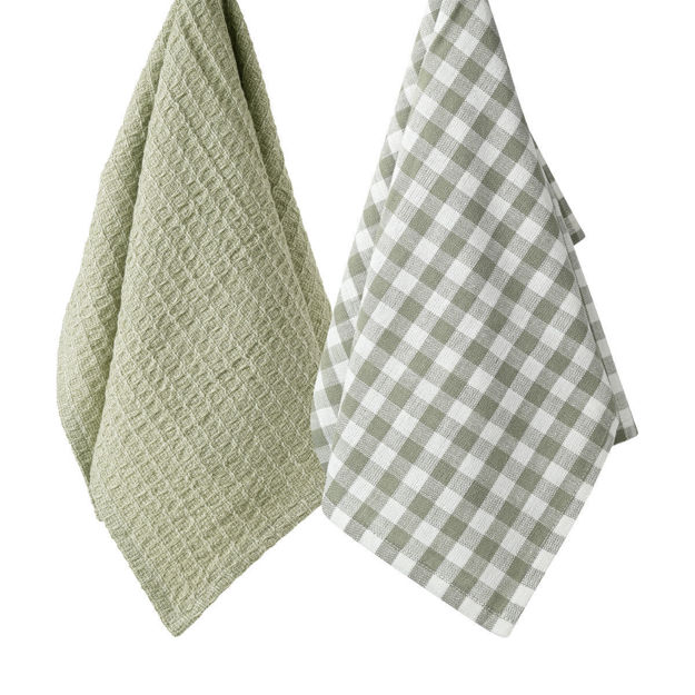 Εικόνα της ΠΕΤΣΕΤΑ ΚΟΥΖΙΝΑΣ CASA 45x65cm ΓΚΡΙ ΣΕΤ 2ΤΕΜ.