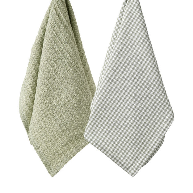 Εικόνα της ΠΕΤΣΕΤΑ ΚΟΥΖΙΝΑΣ PICCOLO 45x65cm ΓΚΡΙ ΣΕΤ 2ΤΕΜ.